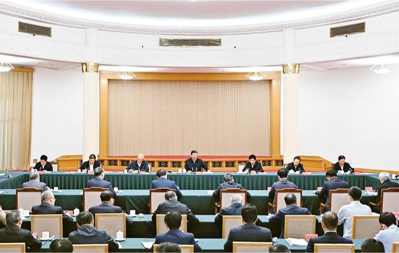 　2024年5月23日下午，中共中央總書(shū)記、國(guó)家主席、中央軍委主席習(xí)近平在山東省濟(jì)南市主持召開(kāi)企業(yè)和專(zhuān)家座談會(huì)并發(fā)表重要講話(huà)。 新華社記者 謝環(huán)馳/攝